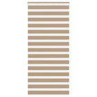 Zebra rolgordijn 100x230 cm zandbruin polyester