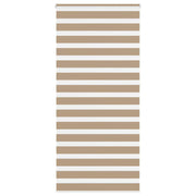 Zebra rolgordijn 100x230 cm zandbruin polyester