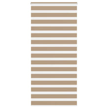 Zebra Blind 100x230 cm stofbreedte 95,9 cm polyester zandbruin