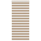 Zebra jaloezie 115x230 cm zandbruin polyester