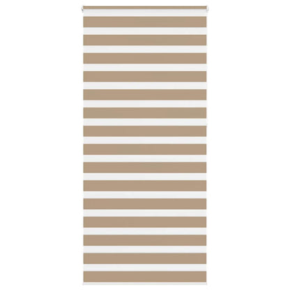 Zebra Blind 115x230 cm stofbreedte 110,9 cm polyester zandbruin