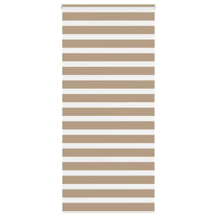 Zebra Blind 115x230 cm stofbreedte 110,9 cm polyester zandbruin