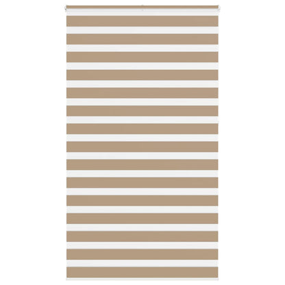 Zebra Blind 120x230 cm stofbreedte 115,9 cm polyester zandbruin