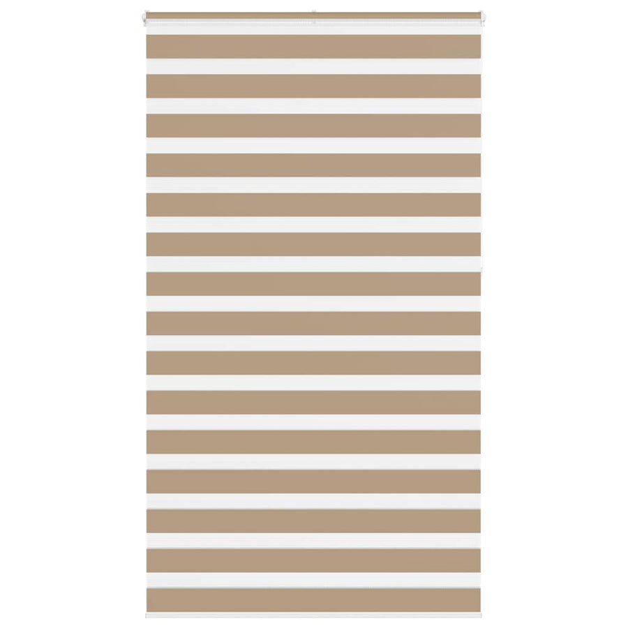 Zebra Blind 120x230 cm stofbreedte 115,9 cm polyester zandbruin