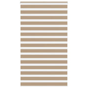 Zebra Blind 125x230 cm fabric width 120.9 cm polyester sand brown
