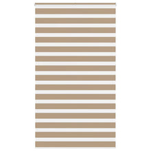 Zebra Blind 135x230 cm stofbreedte 130,9 cm polyester zandbruin