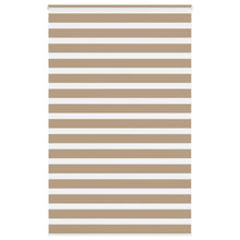 Zebra Blind 140x230 cm stofbreedte 135,9 cm polyester zandbruin