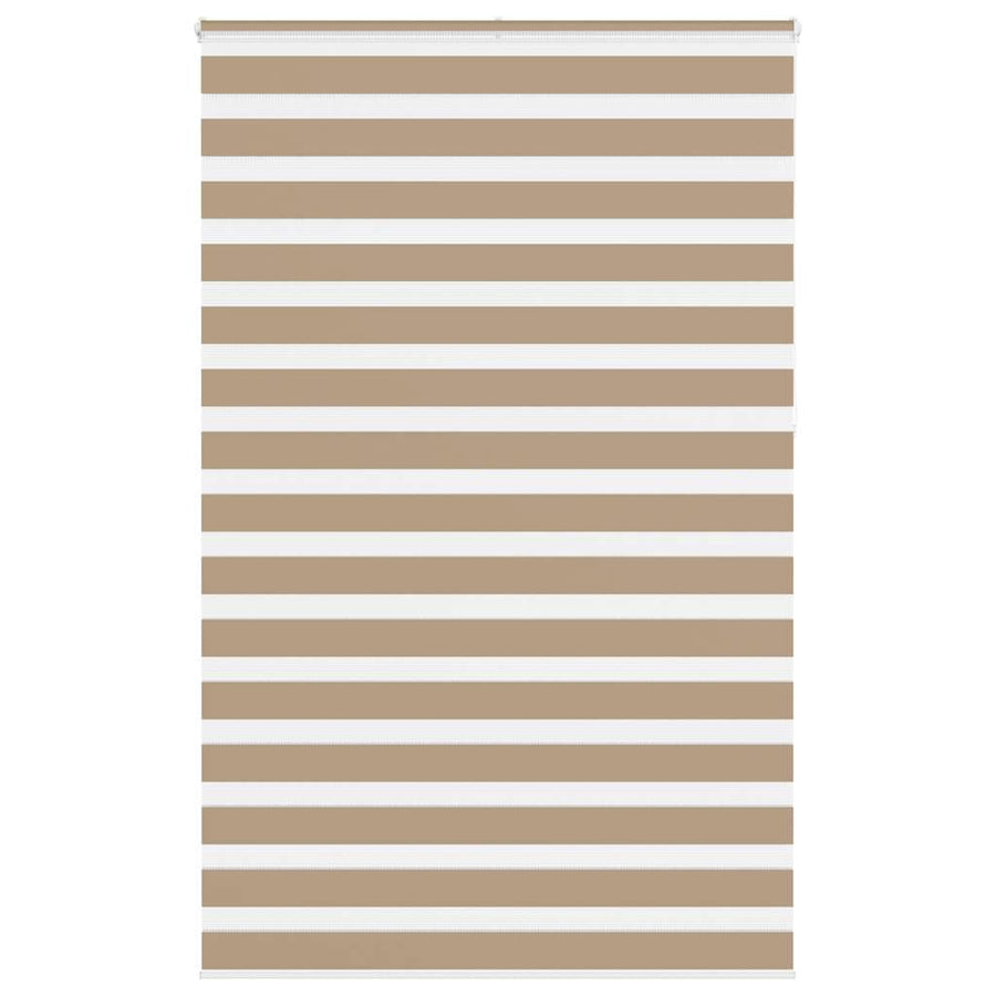 Zebra Blind 140x230 cm stofbreedte 135,9 cm polyester zandbruin