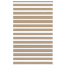 Zebra Blind 150x230 cm stofbreedte 145,9 cm polyester zandbruin