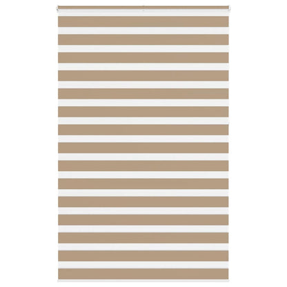 Zebra Blind 150x230 cm stofbreedte 145,9 cm polyester zandbruin