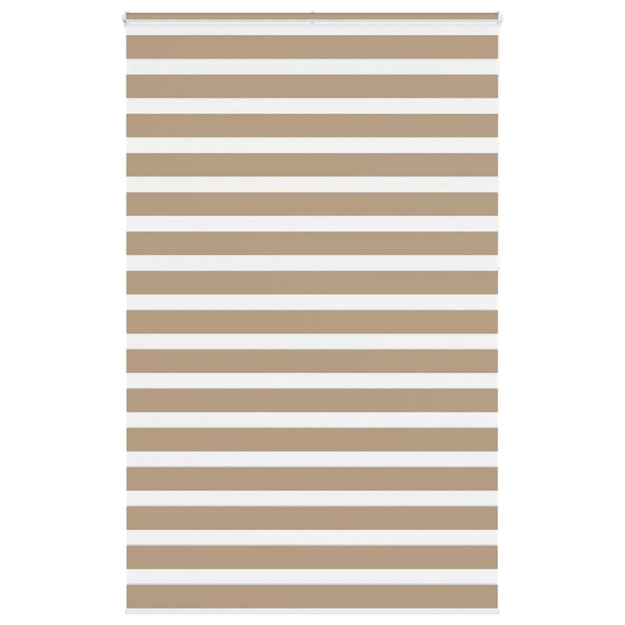Zebra Blind 150x230 cm stofbreedte 145,9 cm polyester zandbruin