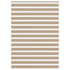 Zebra rolgordijn 155x230 cm zandbruin