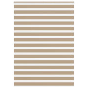 Zebra Blind 155x230 cm fabric width 150.9 cm polyester sand brown