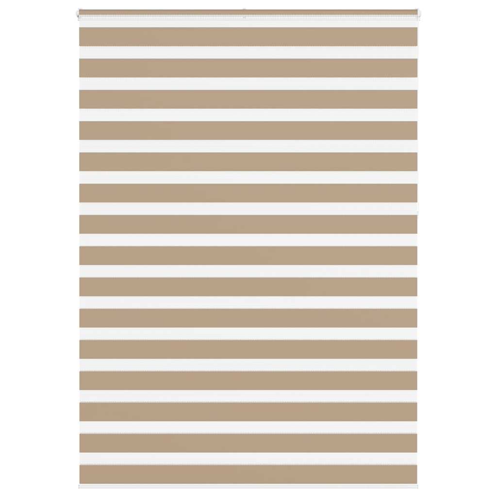 Zebra Blind 155x230 cm stofbreedte 150,9 cm polyester zandbruin