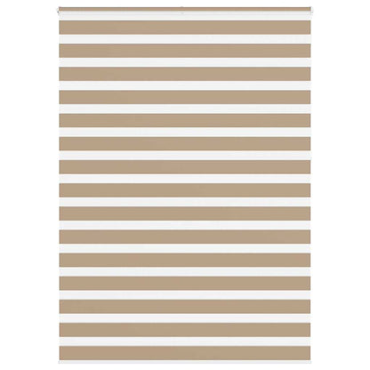 Zebra Blind 155x230 cm stofbreedte 150,9 cm polyester zandbruin