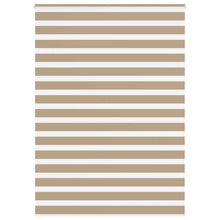 Zebra Blind 165x230 cm stofbreedte 160,9 cm polyester zandbruin