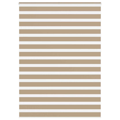 Zebra Blind 165x230 cm stofbreedte 160,9 cm polyester zandbruin