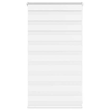 Zebra Blind 75x100 cm stofbreedte 70,9 cm polyester wit