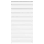 Zebra rolgordijn 85x100 cm wit polyester