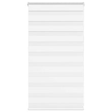 Zebra Blind 85x100 cm stofbreedte 80,9 cm polyester wit