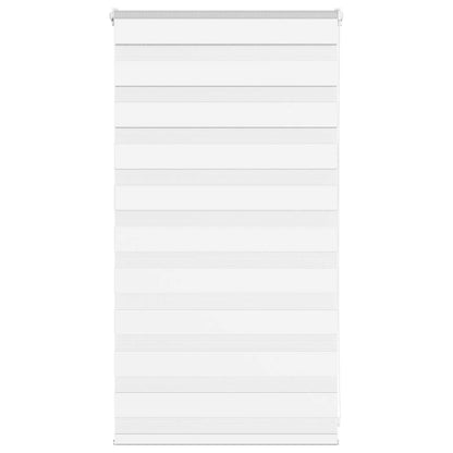 Zebra Blind 90x100 cm stofbreedte 85,9 cm polyester wit