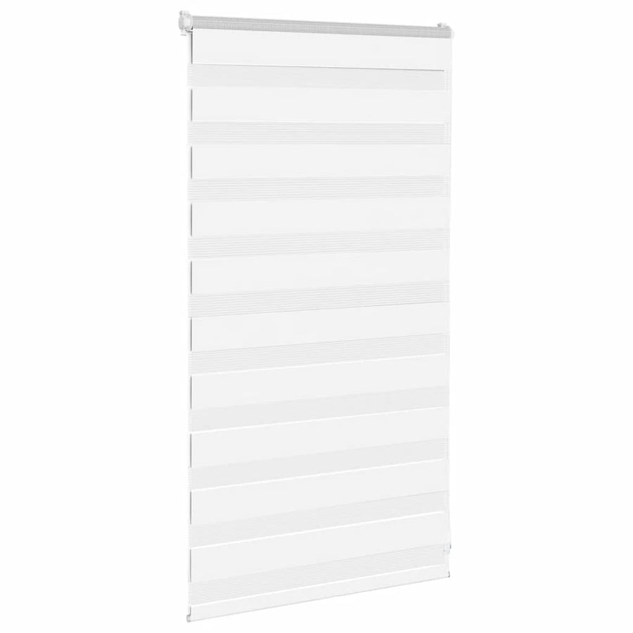 Zebra Blind 90x100 cm stofbreedte 85,9 cm polyester wit
