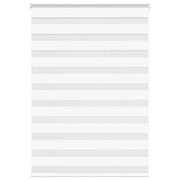 Zebra rolgordijn 95x100 cm wit polyester