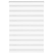 Zebra Blind 95x100 cm stofbreedte 90,9 cm polyester wit