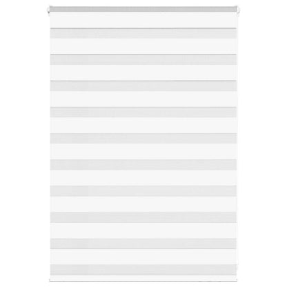 Zebra Blind 95x100 cm stofbreedte 90,9 cm polyester wit