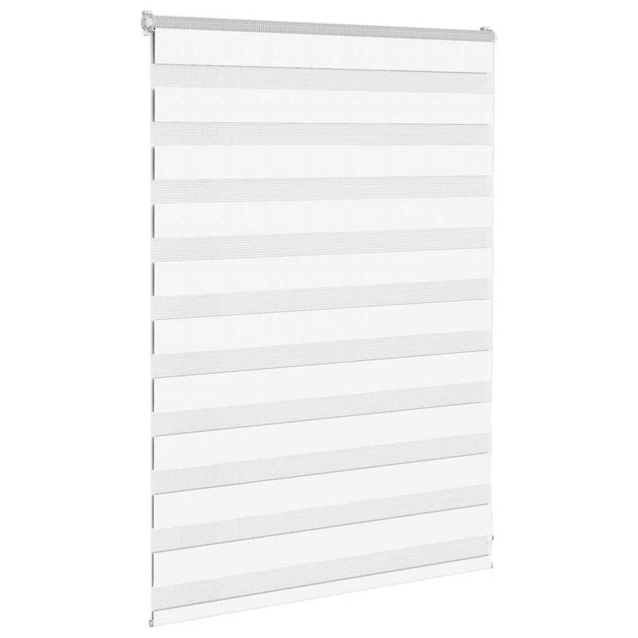 Zebra Blind 95x100 cm stofbreedte 90,9 cm polyester wit