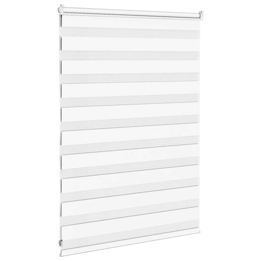 Zebra Blind 95x100 cm stofbreedte 90,9 cm polyester wit