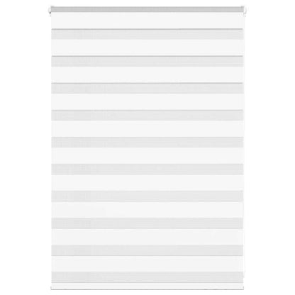 Zebra Blind 100x100 cm stofbreedte 95,9 cm polyester wit