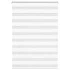 Zebra rolgordijn 105x100 cm wit polyester