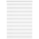 Zebra rolgordijn 110x100 cm polyester wit