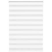 Zebra rolgordijn 110x100 cm polyester wit