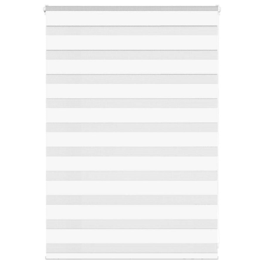 Zebra Blind 115x100 cm stofbreedte 110,9 cm polyester wit