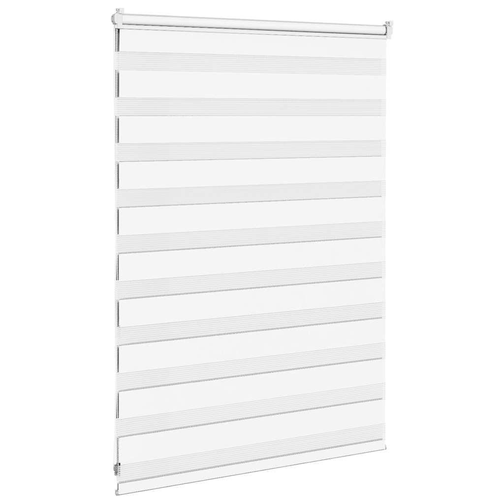 Zebra Blind 115x100 cm stofbreedte 110,9 cm polyester wit