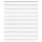 Zebra rolgordijn 120x100 cm polyester wit
