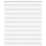 Zebra rolgordijn 120x100 cm polyester wit