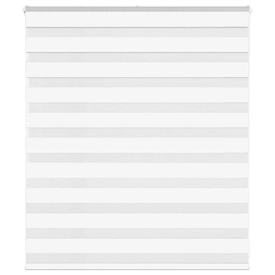 Zebra Blind 120x100 cm stofbreedte 115,9 cm polyester wit
