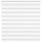 Zebra rolgordijn 140x100 cm wit polyester