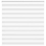 Zebra rolgordijn 140x100 cm wit polyester