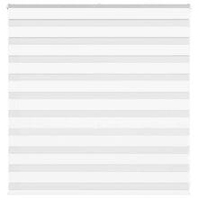 Zebra Blind 140x100 cm stofbreedte 135,9 cm polyester wit