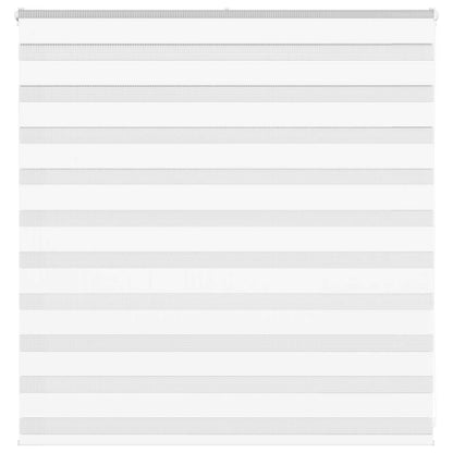 Zebra Blind 140x100 cm stofbreedte 135,9 cm polyester wit