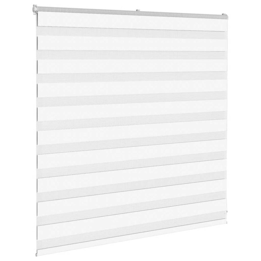 Zebra Blind 145x100 cm stofbreedte 140,9 cm polyester wit