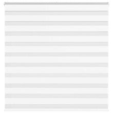 Zebra Blind 150x100 cm stofbreedte 145,9 cm polyester wit