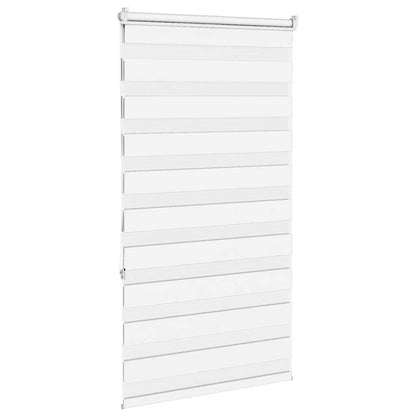 Zebra Blind 70x150 cm stofbreedte 65,9 cm polyester wit