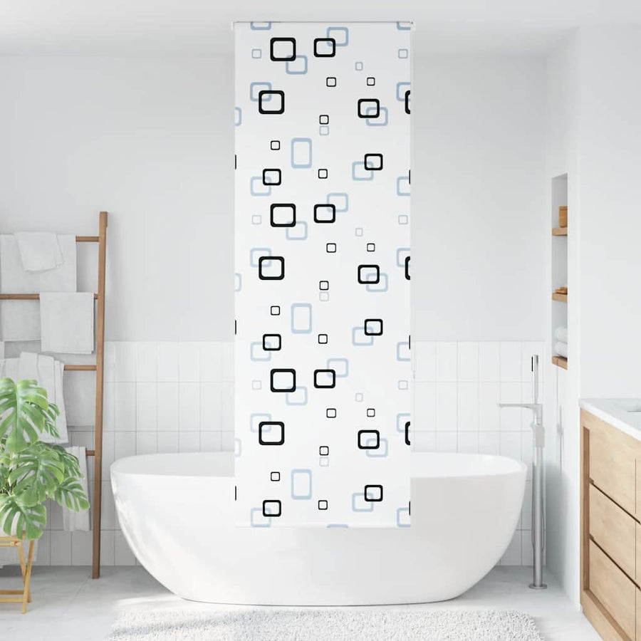 Doucherolgordijn 80x240 cm stofbreedte 76 cm