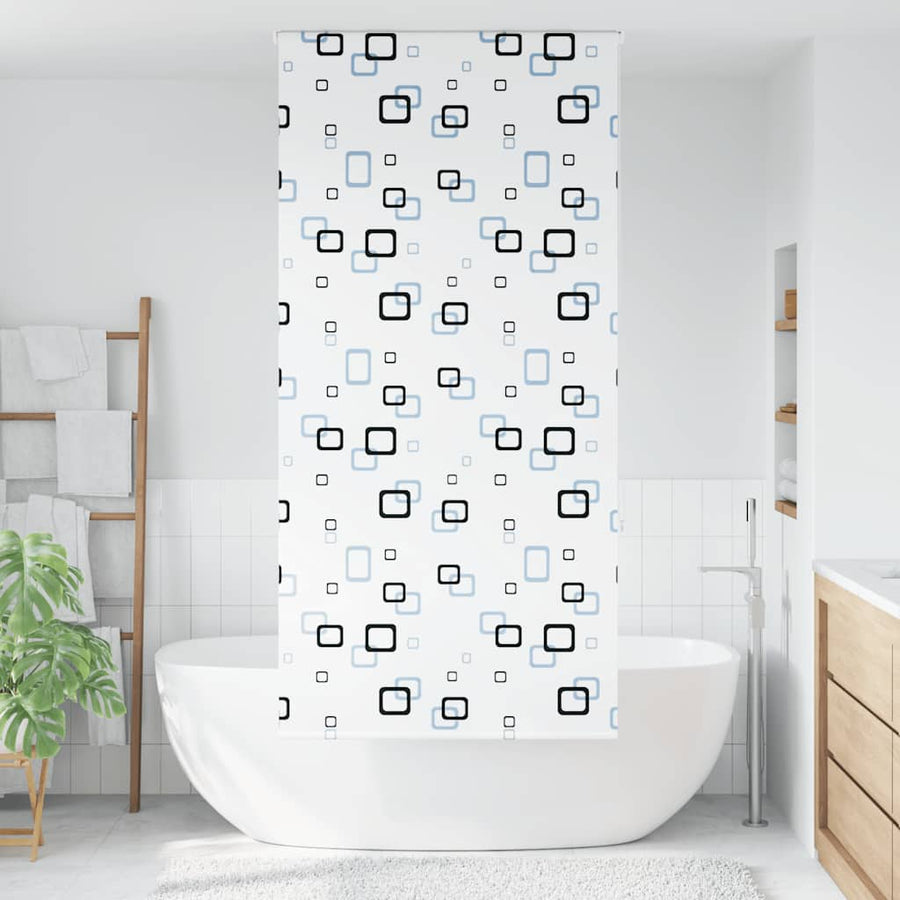 Doucherolgordijn 90x240 cm stofbreedte 86 cm