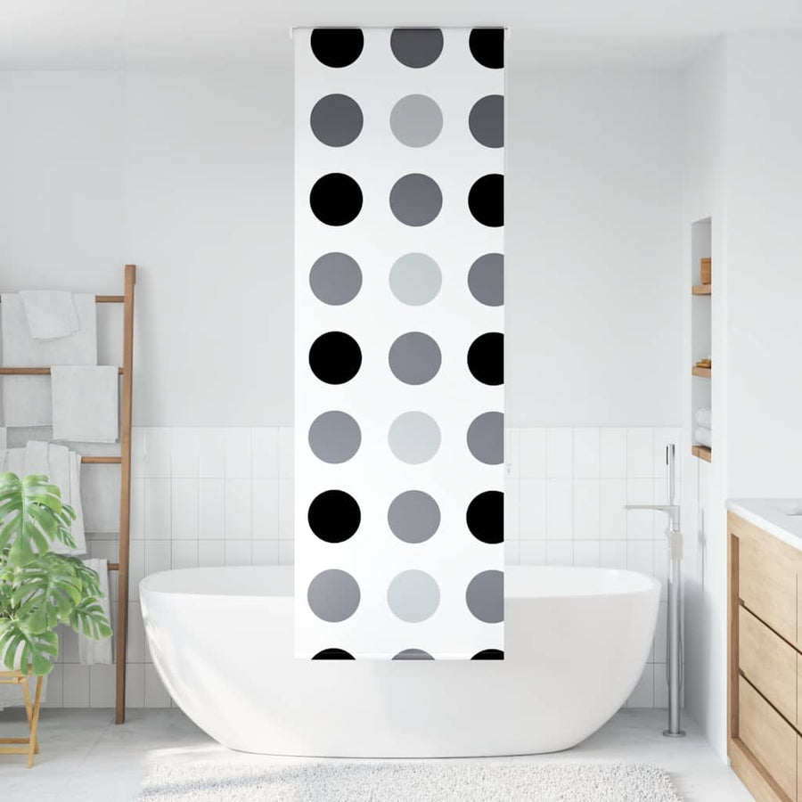 Doucherolgordijn 60x240 cm stofbreedte 56 cm